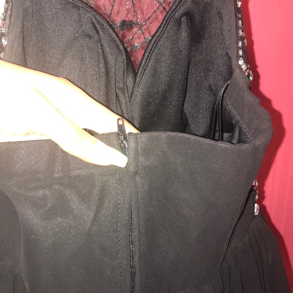 Black dressfor turnabout, homecoming, prom - Picture 5 of 7